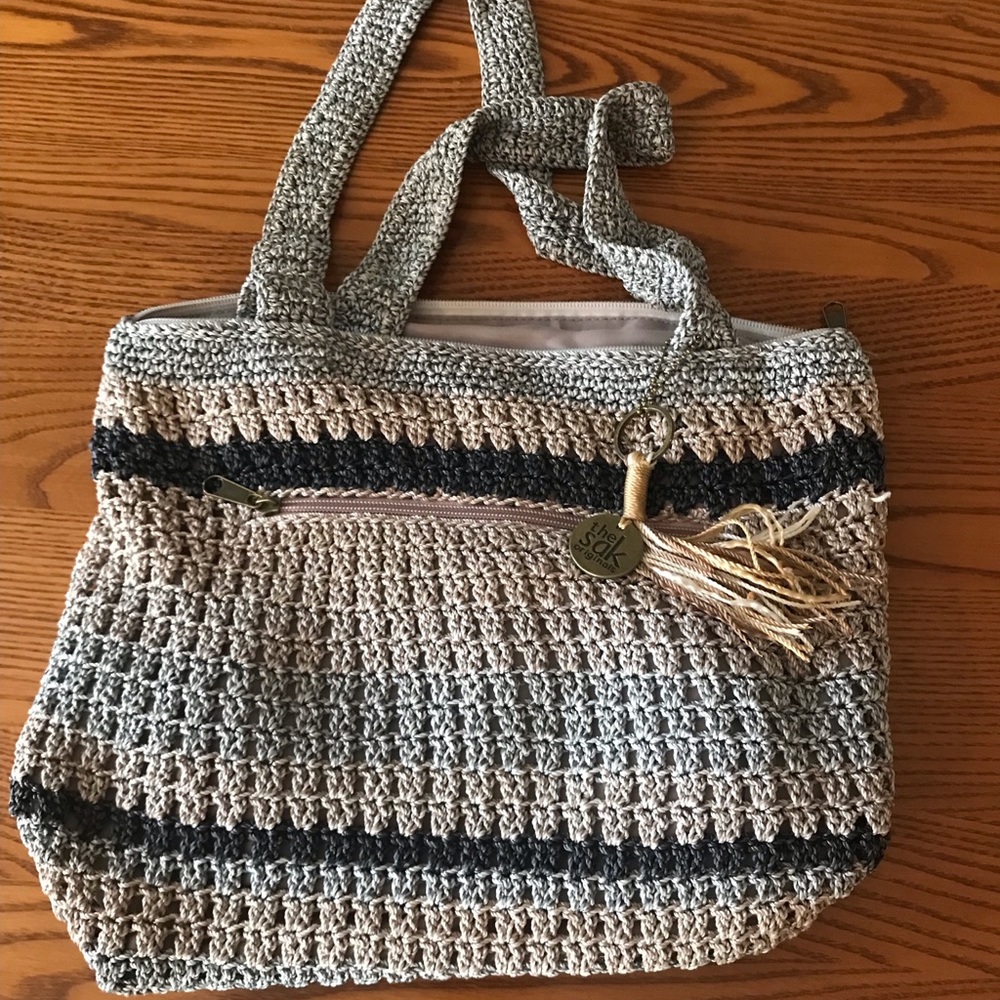 The Sak ladies crocheted hobo purse.